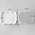 Moule silicone forme irrégulière pour bijoux résine et plâtre – Couleur BLANC (A)