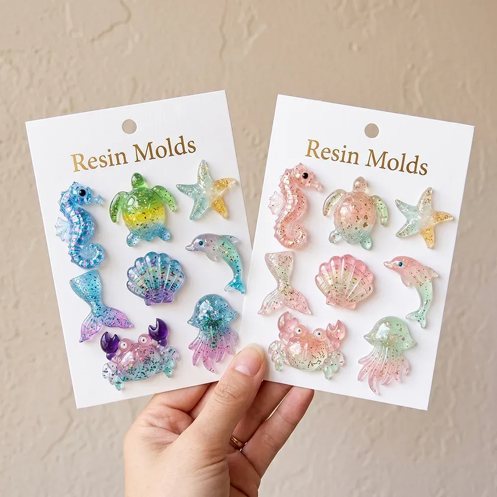 Moule silicone formes marines pour bijoux