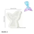 Moule silicone formes marines pour bijoux – Couleur Mermaid Tail