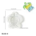 Moule silicone formes marines pour bijoux – Couleur Sea turtle