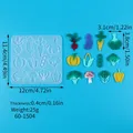 Moule silicone fruits et légumes pour bijoux – Couleur Rouge (60-1504)