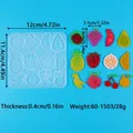 Moule silicone fruits et légumes pour bijoux – Couleur vert (60-1503)