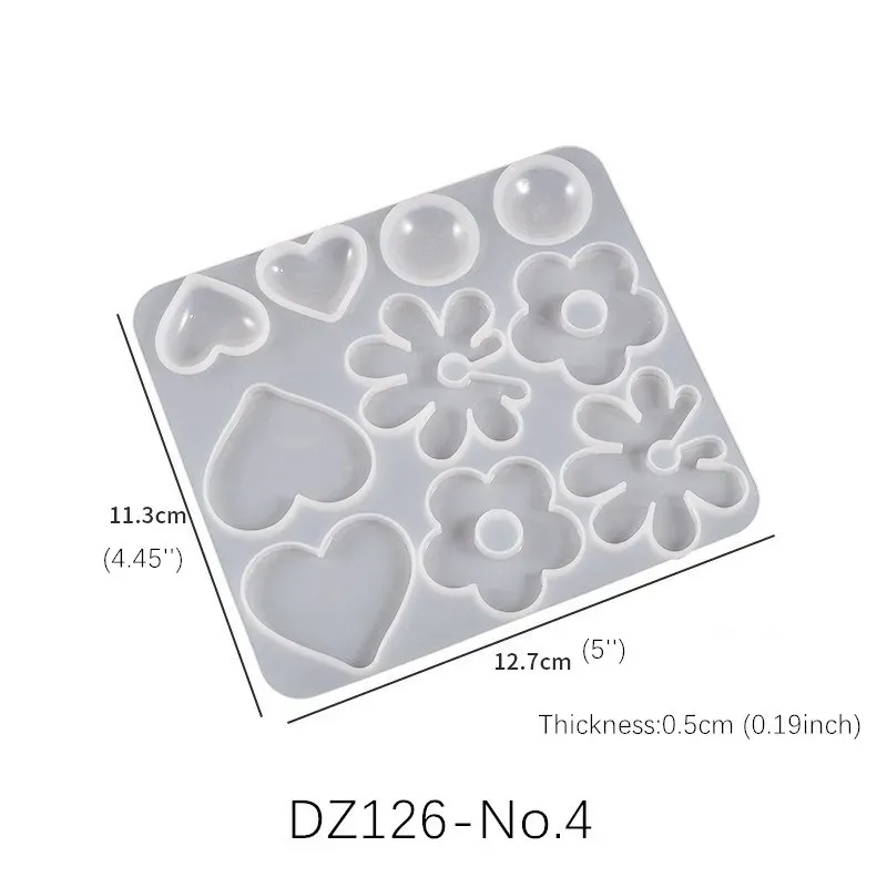 Moule silicone géométrie pendentif résine UV époxy