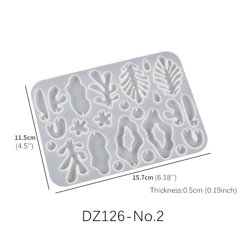 Moule silicone géométrie pendentif résine UV époxy
