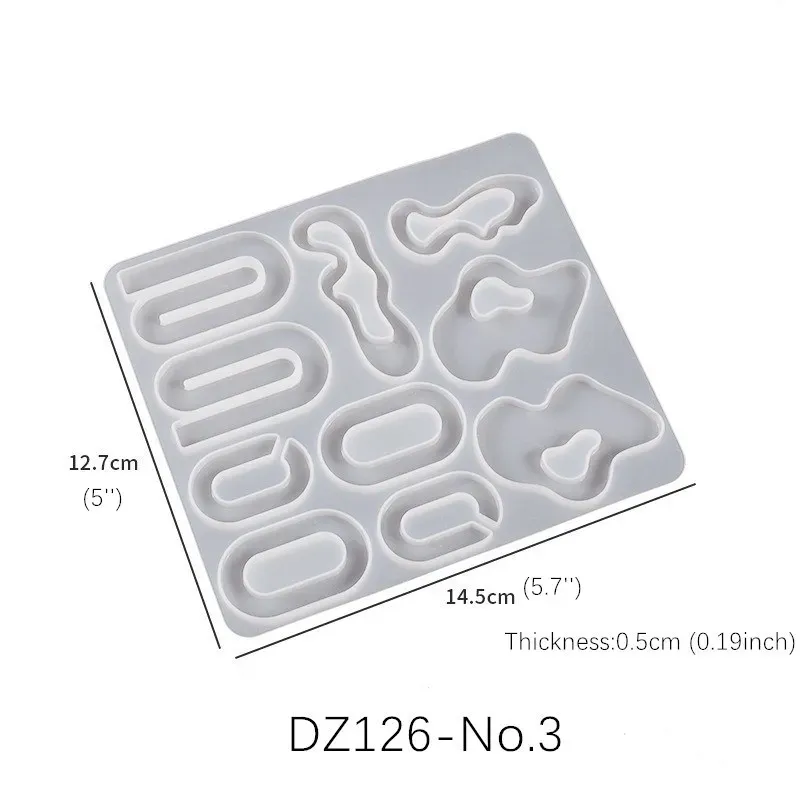 Moule silicone géométrie pendentif résine UV époxy