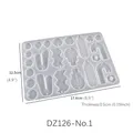 Moule silicone géométrie pendentif résine UV époxy – Couleur DZ126-No1