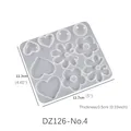 Moule silicone géométrie pendentif résine UV époxy – Couleur DZ126-No4