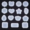 Moule silicone géométrie porte-clés étiquette pendentif bijoux – 2