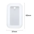 Moule silicone géométrie porte-clés étiquette pendentif bijoux – Color Beige (15)
