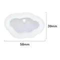 Moule silicone géométrie porte-clés étiquette pendentif bijoux – Color Or (11)