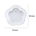 Moule silicone géométrie porte-clés étiquette pendentif bijoux – Color Rouge (04)