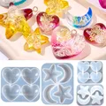 Moule silicone géométrique cœur étoile lune pour bijoux – 1