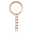 Moule silicone géométrique cœur rond triangle pour bijoux – Color 5pcs-30mm Rose Gold