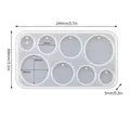 Moule silicone géométrique cœur rond triangle pour bijoux – Color Or (11)