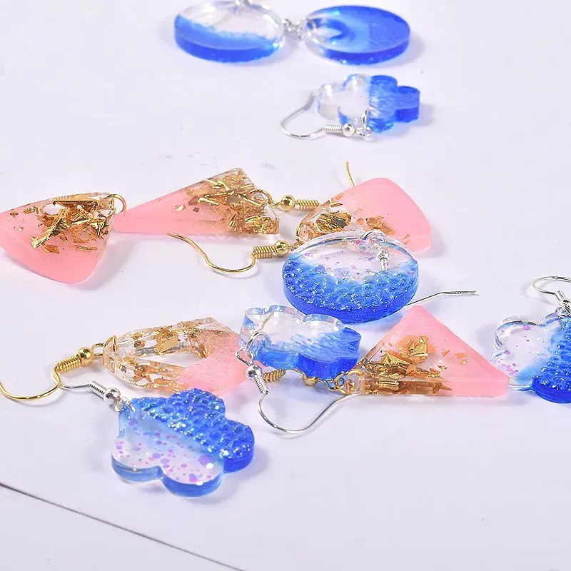 Moule silicone géométrique pour boucles d'oreilles et bijoux