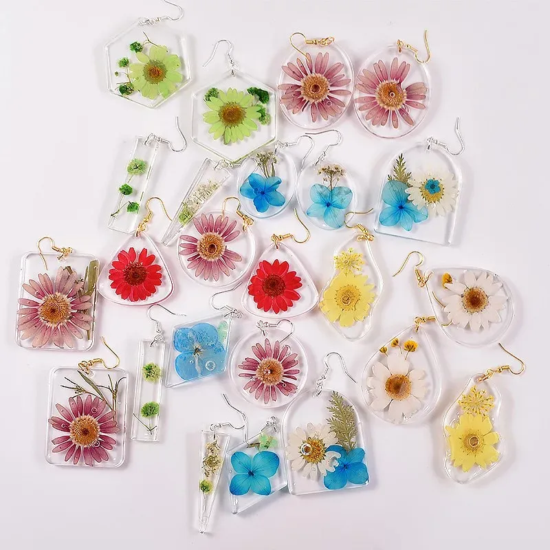 Moule silicone géométrique pour boucles d'oreilles et bijoux