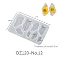 Moule silicone géométrique pour boucles d'oreilles et bijoux – Couleur DZ120-No12