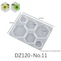 Moule silicone géométrique pour boucles d'oreilles et bijoux – Couleur DZ120-No11