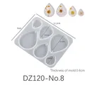 Moule silicone géométrique pour boucles d'oreilles et bijoux – Couleur DZ120-No8