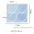 Moule silicone géométrique pour boucles d'oreilles et bijoux – Couleur DZ121-No6