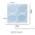 Moule silicone géométrique pour boucles d'oreilles et bijoux – Couleur DZ121-No8