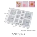Moule silicone géométrique pour boucles d'oreilles et bijoux – Couleur DZ122-No3