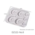 Moule silicone géométrique pour boucles d'oreilles et bijoux – Couleur DZ122-No8
