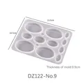 Moule silicone géométrique pour boucles d'oreilles et bijoux – Couleur DZ122-No9