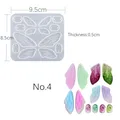 Moule silicone géométrique pour boucles d'oreilles et bijoux – Couleur KT94-No4