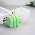 Moule silicone géométrique pour bougie et décoration résine – 4
