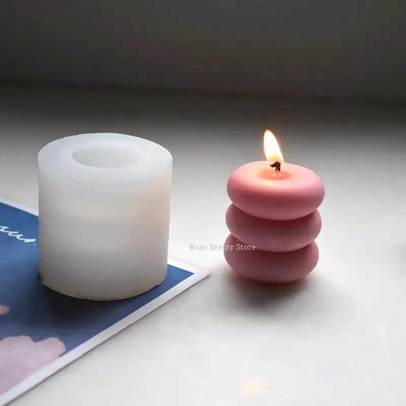 Moule silicone géométrique pour bougie et décoration résine