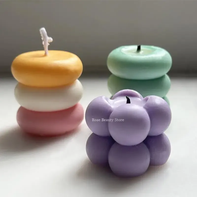 Moule silicone géométrique pour bougie et décoration résine