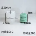 Moule silicone géométrique pour bougie et décoration résine – Color vert clair (B)