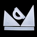 Moule silicone géométrique pour bricolage résine et mesure – 2