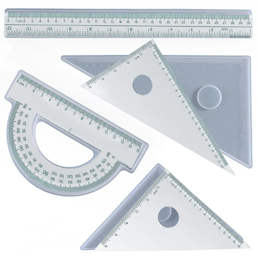 Moule silicone géométrique pour bricolage résine et mesure