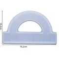 Moule silicone géométrique pour bricolage résine et mesure – Couleur Protractor