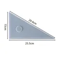 Moule silicone géométrique pour bricolage résine et mesure – Couleur Right angle