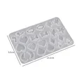 Moule silicone géométrique pour pendentif et bijou résine – Color Rouge (04)