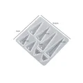 Moule silicone géométrique pour pendentif et porte-clés – Color gris (03)