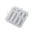 Moule silicone géométrique pour pendentif et porte-clés – Color Rose (12)