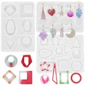 Moule silicone géométrique pour porte-clés et bijoux – 1