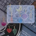 Moule silicone géométrique pour porte-clés et bijoux – 2