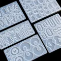 Moule silicone géométrique pour porte-clés et bijoux – 5