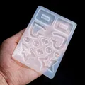 Moule silicone géométrique pour porte-clés et bijoux – 6