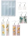 Moule silicone géométrique pour porte-clés et bijoux – Couleur Argent (60-1096)