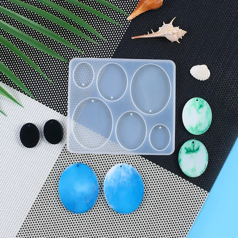 Moule silicone géométrique pour porte-clés et bijoux