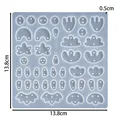 Moule silicone géométrique pour porte-clés et bijoux – Couleur Mold 03