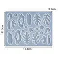 Moule silicone géométrique pour porte-clés et bijoux – Couleur Mold 06