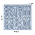 Moule silicone géométrique pour porte-clés et bijoux – Couleur Mold 09