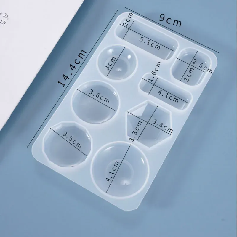 Moule silicone goutte cristal pour bijoux